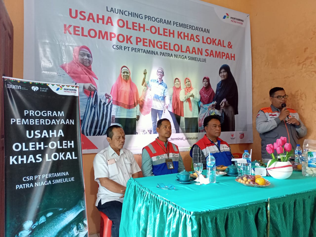 Rumah Zakat Cabang Aceh Gelar Launching Program Pemberdayaan Usaha Oleh-oleh Khas Lokal Dan Pengelolaan Sampah