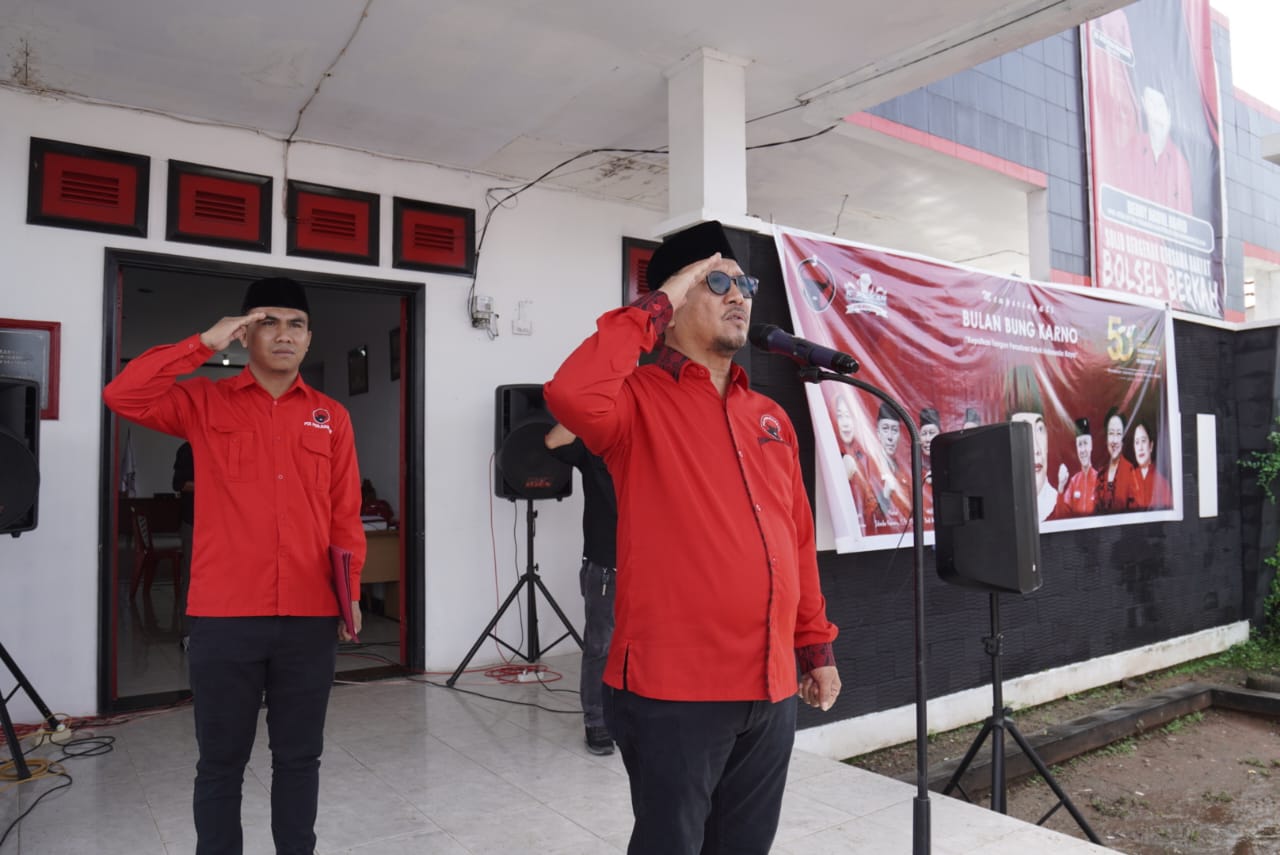 DPC PDI Perjuangan Bolsel Peringati Hari Lahir Pancasila dan Bulan Bung Karno
